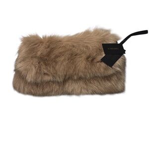 Forever 21 Faux Fur Clutch in Tan NWT